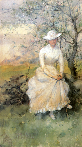 Spring (aka The Artist's Sister): 1885
