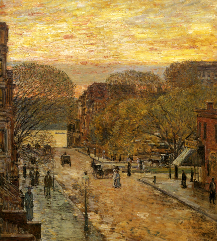 Spring on West 78th Street: 1905