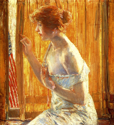 The Flag Outside her Window, April: 1918 (aka Boys Marching By, 1918)