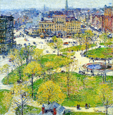 Union Square in Spring: 1896