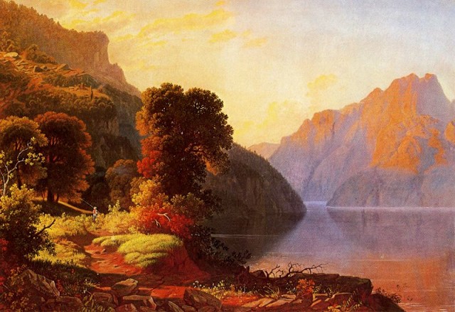 View of a Lake in the Mountains: 1853