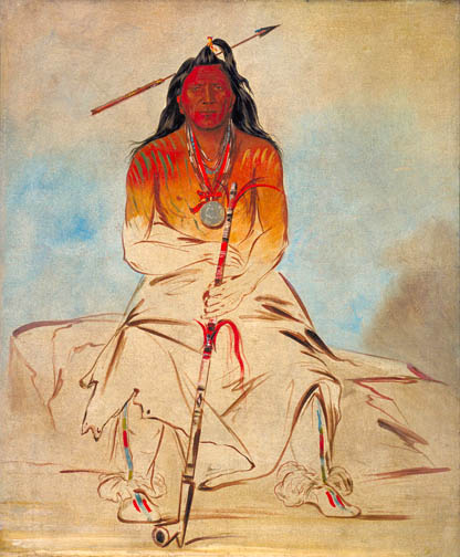 Ah-shaw-wah-rooks-te-Medicine Horse, a Grand Pawnee Brave: 1832