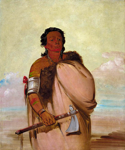 Ah'-sho-cole, Rotten Foot, a Noted Warrior: 1834