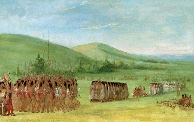 Ball-play Dance, Choctaw: 1834