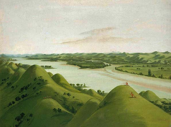Beautiful Prairie Bluffs above the Poncas, 1050 Miles Above Saint Louis: 1832