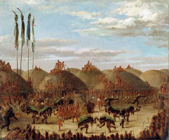 Bull Dance, Mandan O-kee-pa Ceremony: 1832