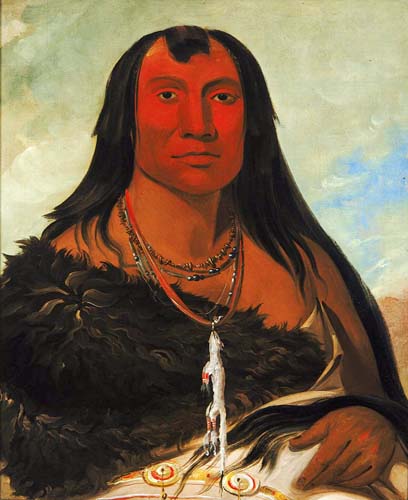 Chah-ee-chopes, Four Wolves, a Chief in Mourning: 1832
