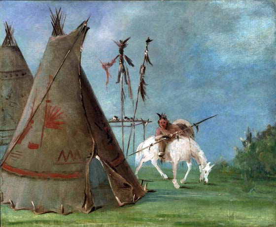 Comanche Lodge of Buffalo Skins: 1834
