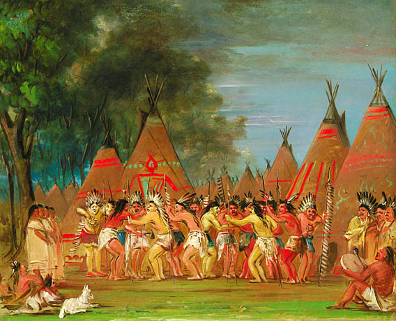 Dance of the Chiefs, Mouth of the Teton River: 1832