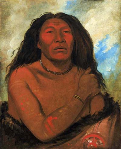 Duhk-gits-o-o-see, Red Bear, a Distinguished Warrior: 1832