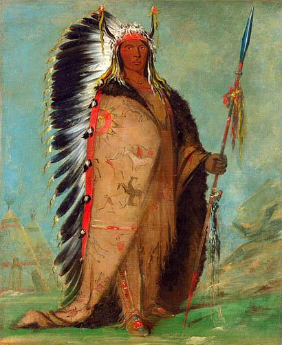 Ee-ah-sa-pa, Black Rock, a Two Kettle Chief: 1832