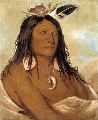 Eé-shah-kó-nee, Bow and Quiver, First Chief of the Tribe: 1834