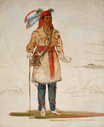 Ee-tów-o-kaum, Both Sides of the River, Chief of the Tribe: 1836