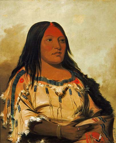Eeh-nís-kim, Crystal Stone, Wife of the Chief: 1832