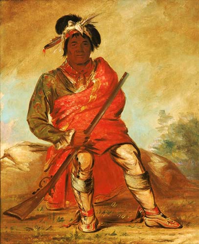 Eteh-ee-fix-e-co, Deer Without a Heart, a Chief: 1838