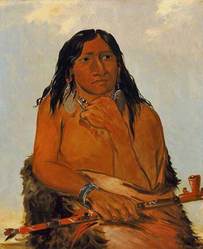 Is-sa-wah-tam-ah, Wolf Tied with Hair, a Chief: 1834