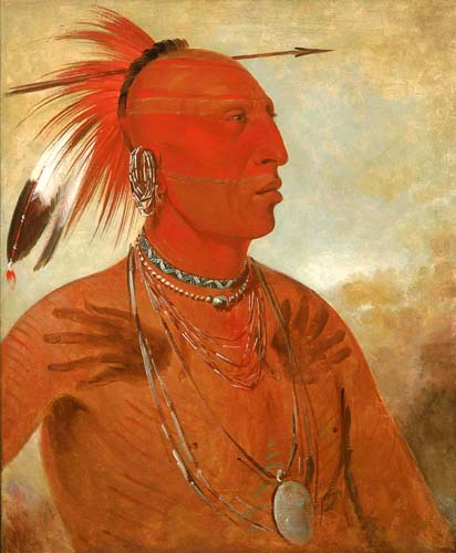 La-wah-he-coots-la-shaw-no, Brave Chief, a Skidi (Wolf) Pawnee: 1832