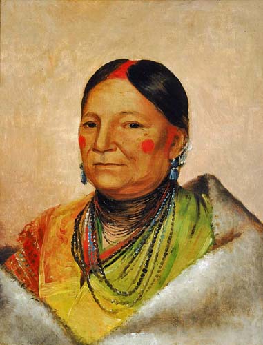 Mee-cheet-e-neuh, Wounded Bear's Shoulder, Wife of the Chief: 1831
