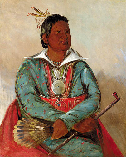 Mo-sho-la-tub-bee, He Who Puts Out and Kills, Chief of the Tribe: 1834