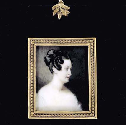 Mrs George Catlin (Clara Bartlett Gregory): 1828