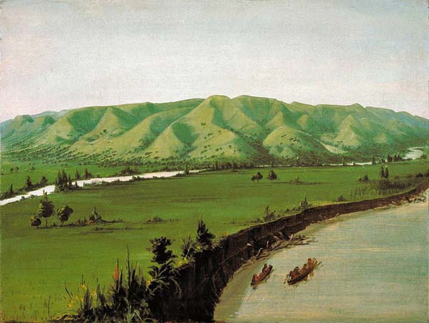 Nishnabottana Bluffs, 1070 Miles above Saint Louis: 1832