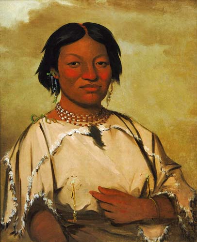 Oó-je-en-á-he-a, Woman Who Lives in a Bear's Den: 1832