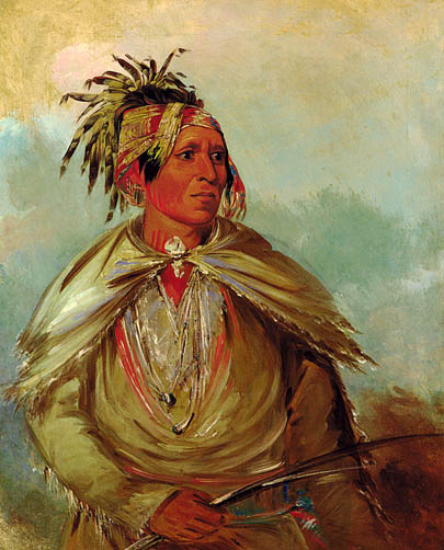 Pah-mee-ców-ee-tah, Man Who Tracks, a Chief: 1830