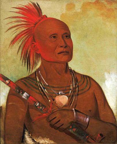 Pam-a-hó, The Swimmer, One of Black Hawk's Warriors: 1832