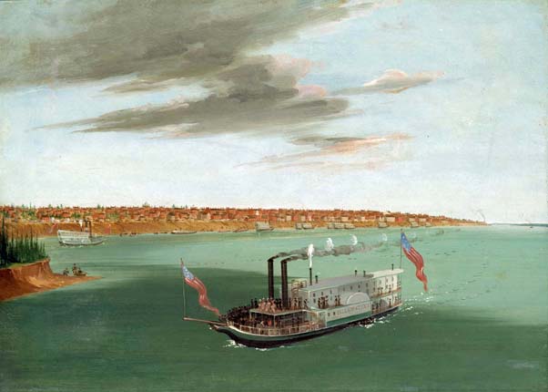 Saint Louis from the River Below: 1832