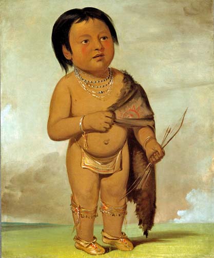 Tcha-aés-ka-ding, Grandson of Buffalo Bull's Back Fat: 1832