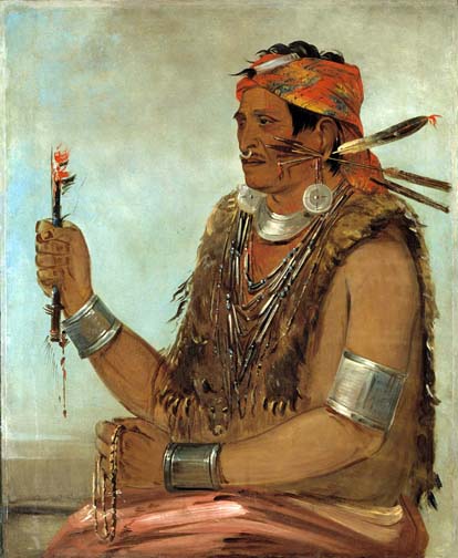 Ten-sqúat-a-way, The Open Door, Known as The Prophet, Brother of Tecumseh: 1830