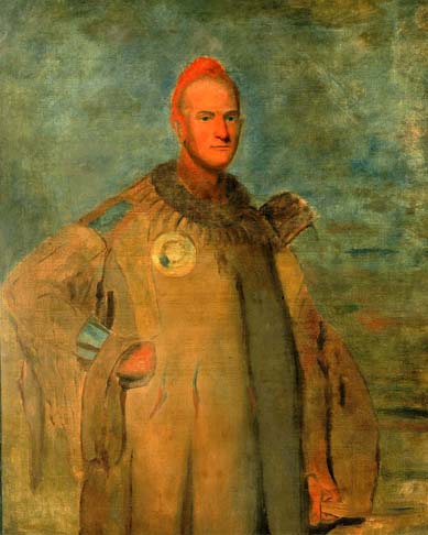 Theodore Burr Catlin, in Indian Costume: 1840