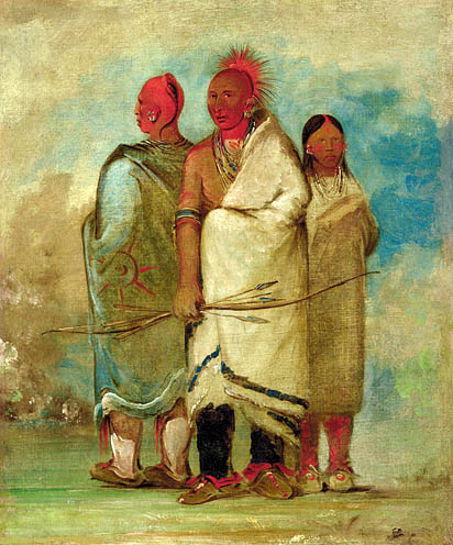 Three Fox Indians: 1837