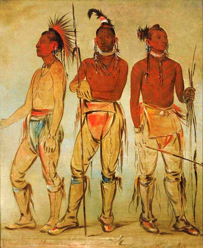 Three Young Warriors: 1834