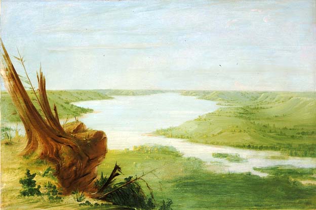View on Lake Saint Croix, Upper Mississippi: 1835