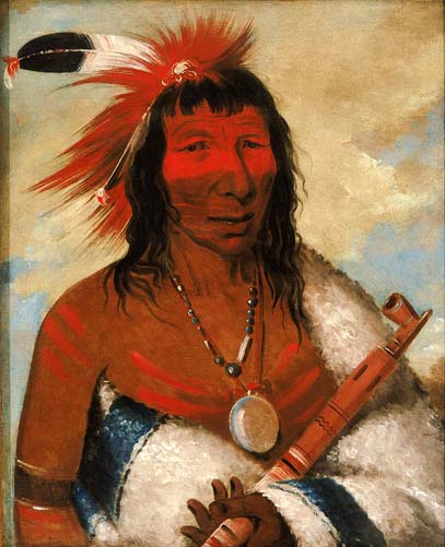 Wá-nah-de-túnk-ah, Big Eagle, Chief of the O-hah-kas-ka-toh-y-an-te Band: 1835