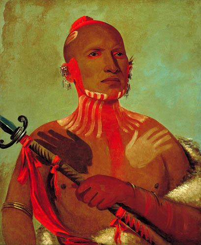 Wée-sheet, Sturgeon's Head, a Fox Warrior: 1832