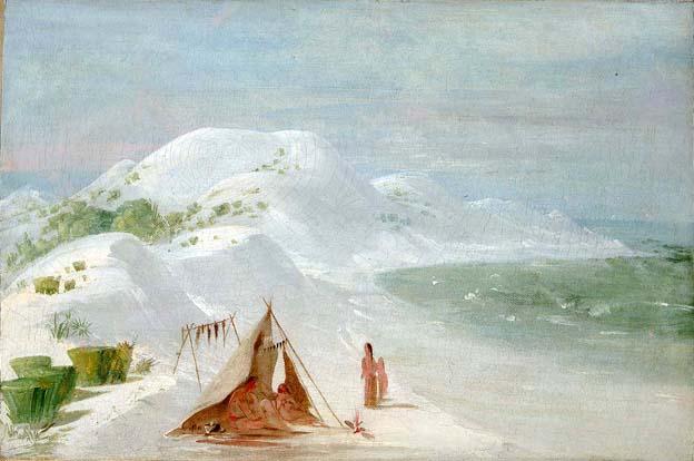 White Sand Bluffs, on Santa Rosa Island, Near Pensacola: 1834