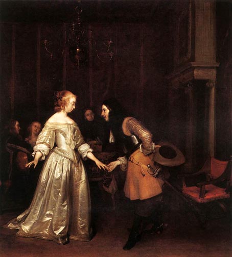 The Dancing Couple:  ca 1660