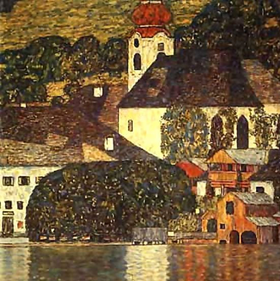 Church in Unterach on the Attersee