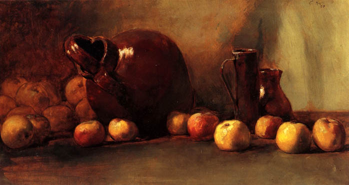 Still Life-Jug with Fruit: 1888