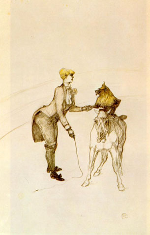 At the Circus - The Animal Trainer: 1899