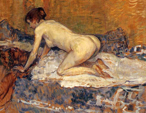 Crouching Woman with Red Hair: 1897