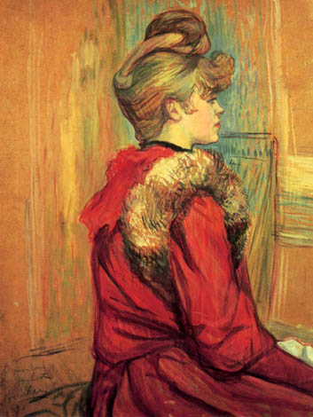 Girl in a Fur, Mademoiselle Jeanne Fontaine: 1891