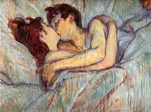 In Bed - The Kiss