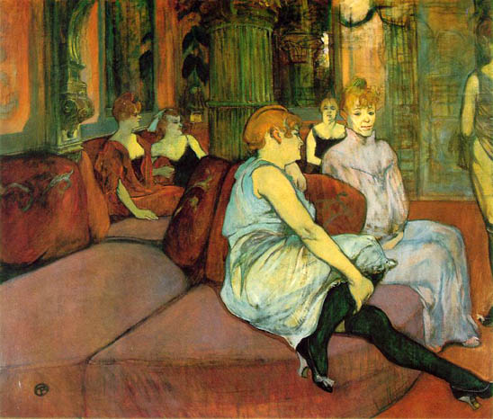 In the Salon of the Rue des Moulins: ca 1894