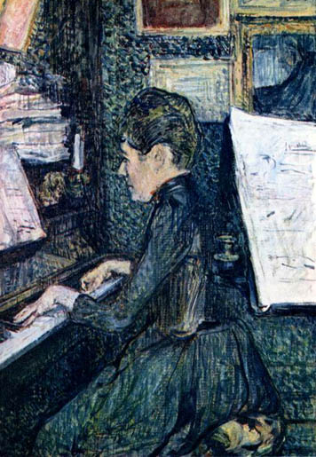 Mademoiselle Dihau at the Piano: 1890