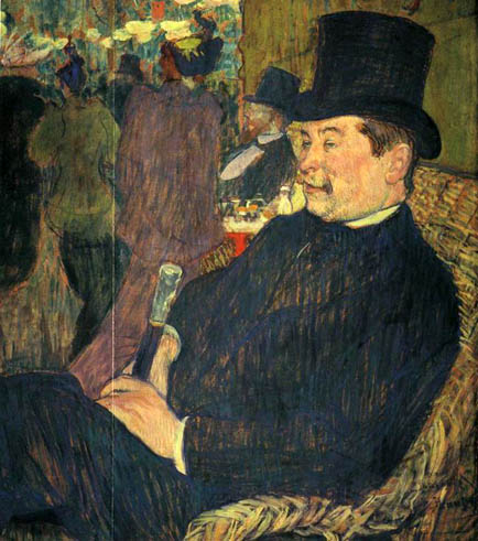Portrait of Monsieur Delaporte at the Jardin de Paris: 1893