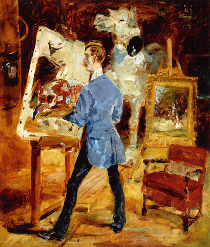Princeteau in His Studio: 1881