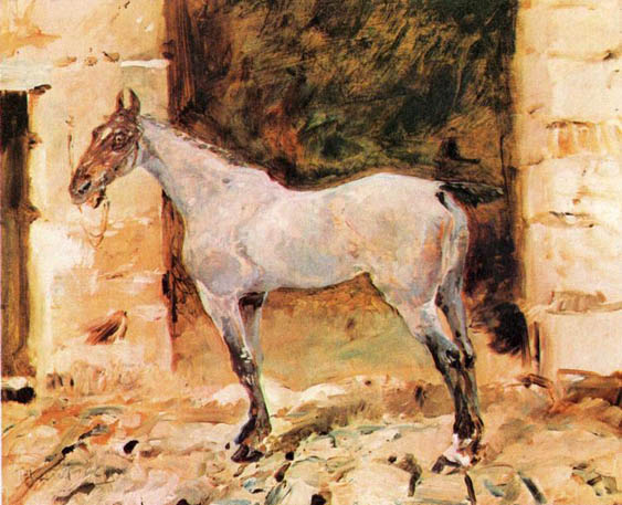 Tethered Horse: ca 1881